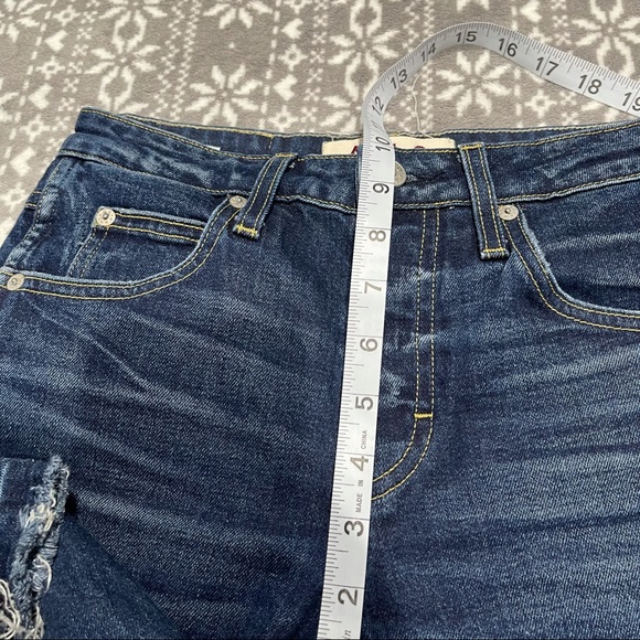 AMO Denim Babe True Blue High Rise Raw Hem - Picture 11 of 13